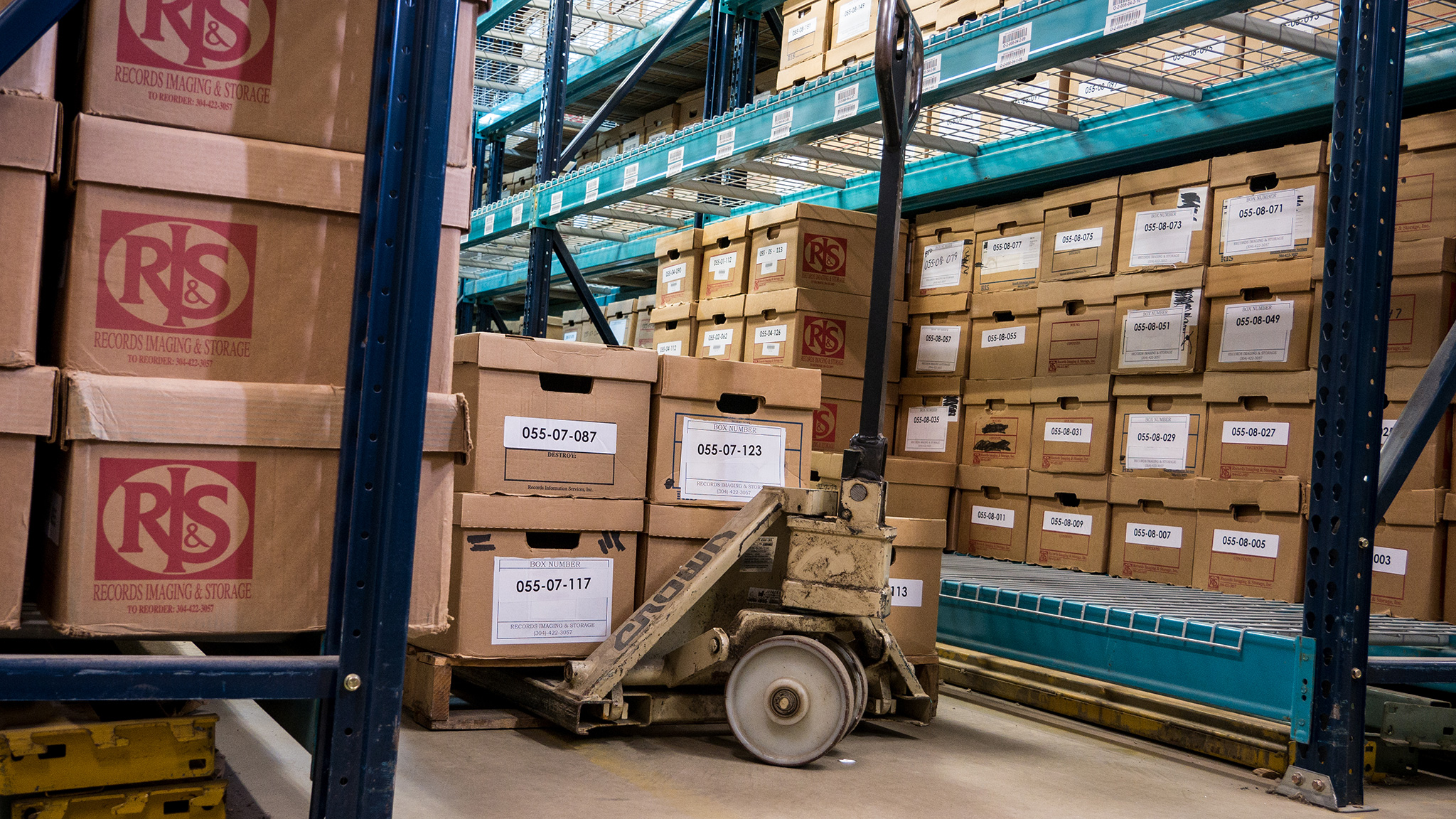 RIS Document Control Facility in Parkersburg, WV